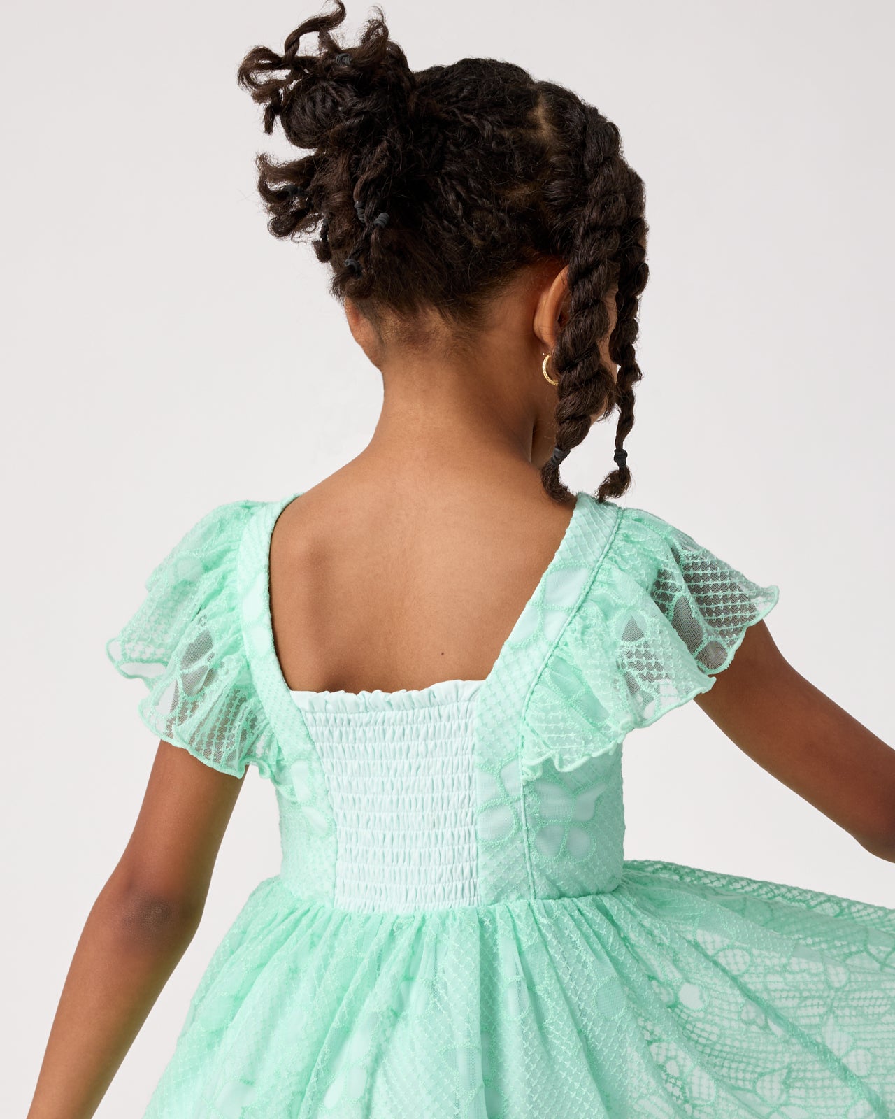 Butterfly Brook Smocked Flutter Dress - Image 6