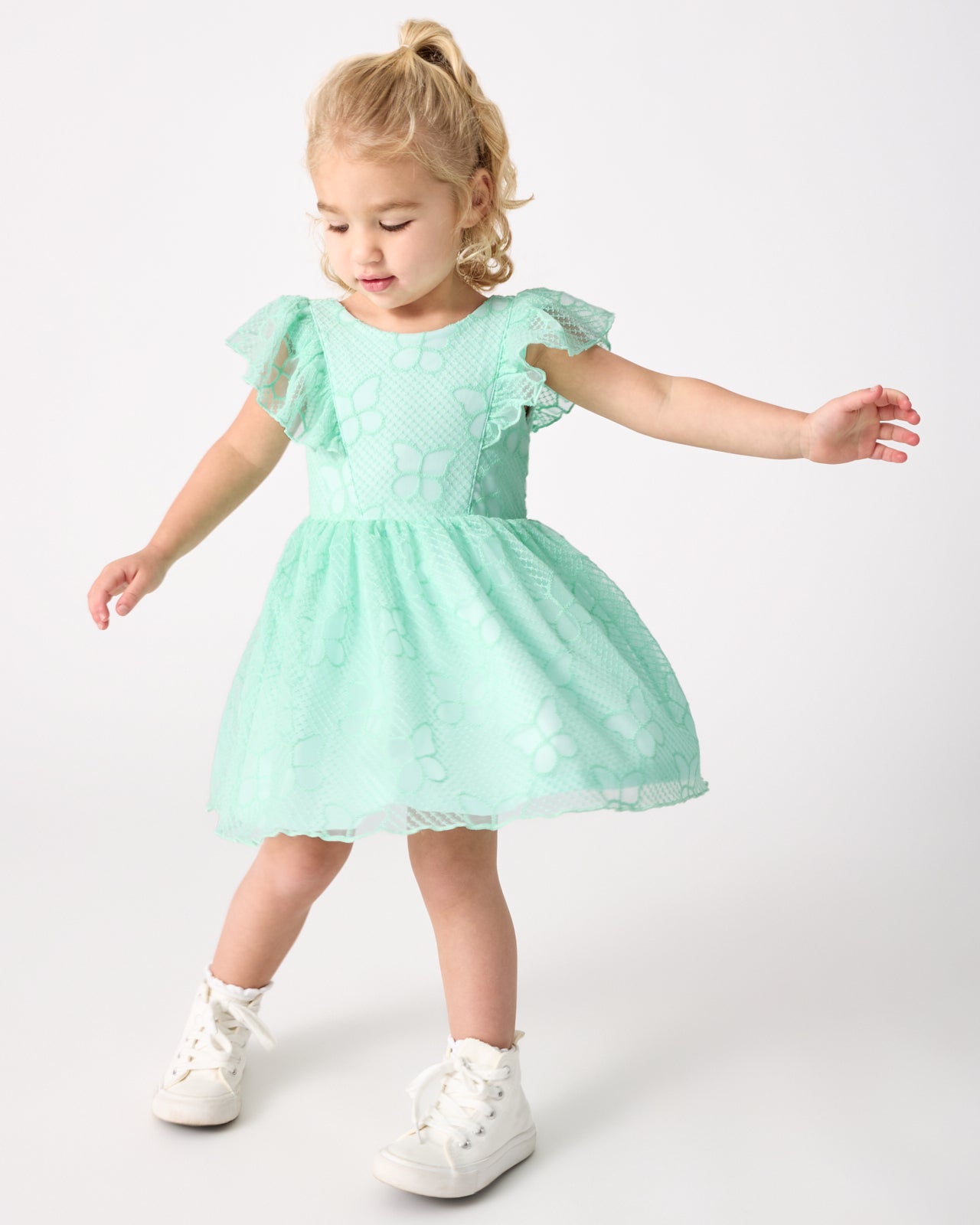 Butterfly Brook Smocked Flutter Dress - Image 4