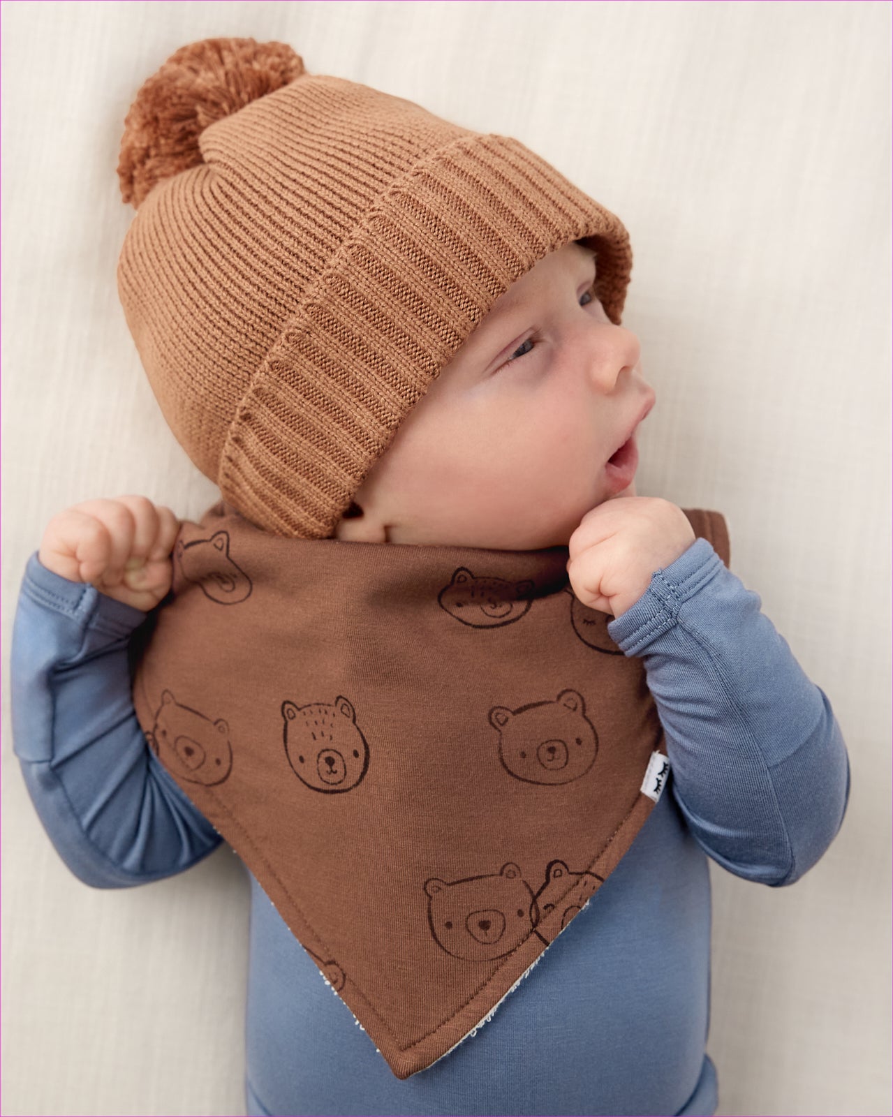 Teddy Tracks Bandana Bib - Image 2