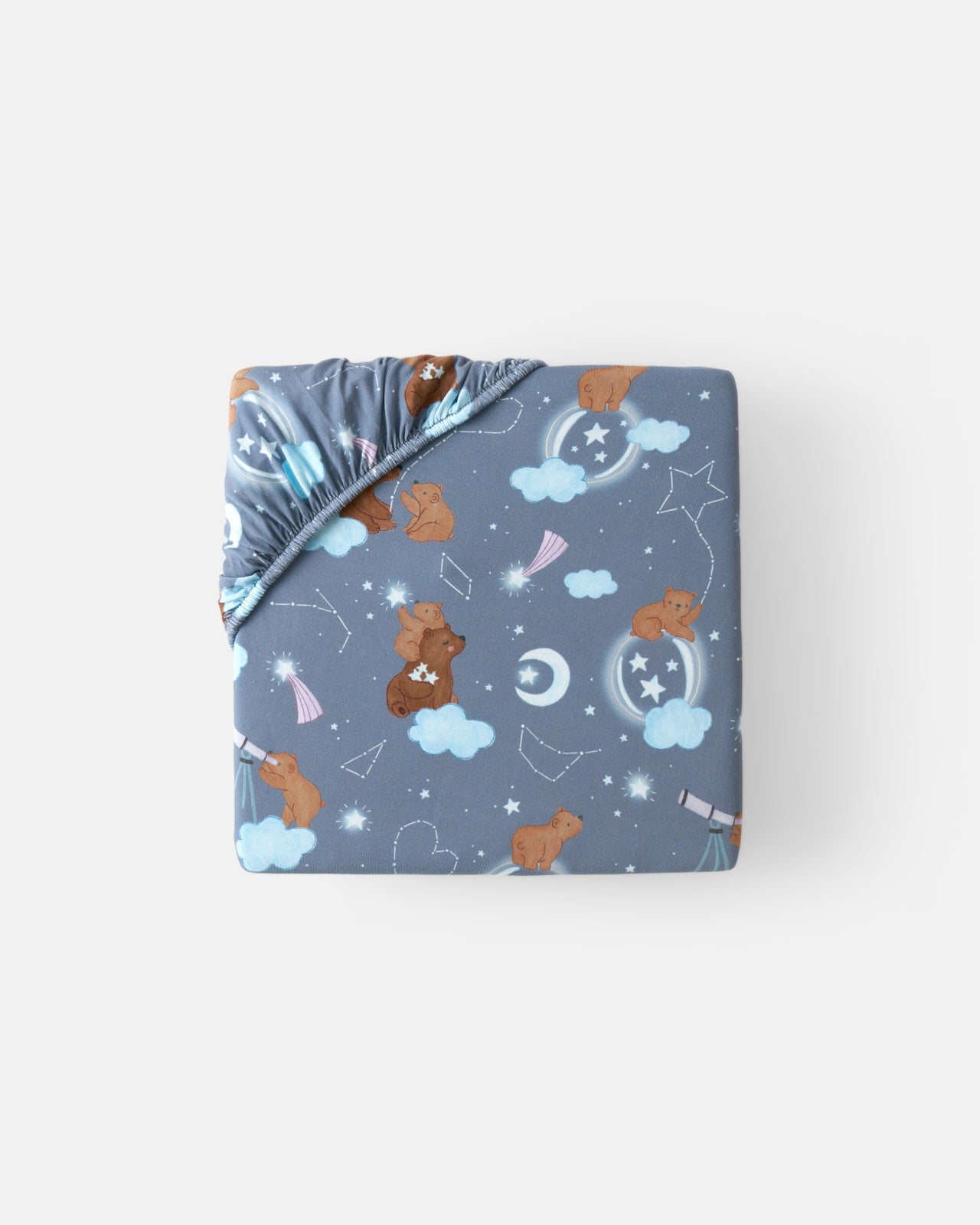 Constellation Cubs Fitted Crib Sheet - Image 5