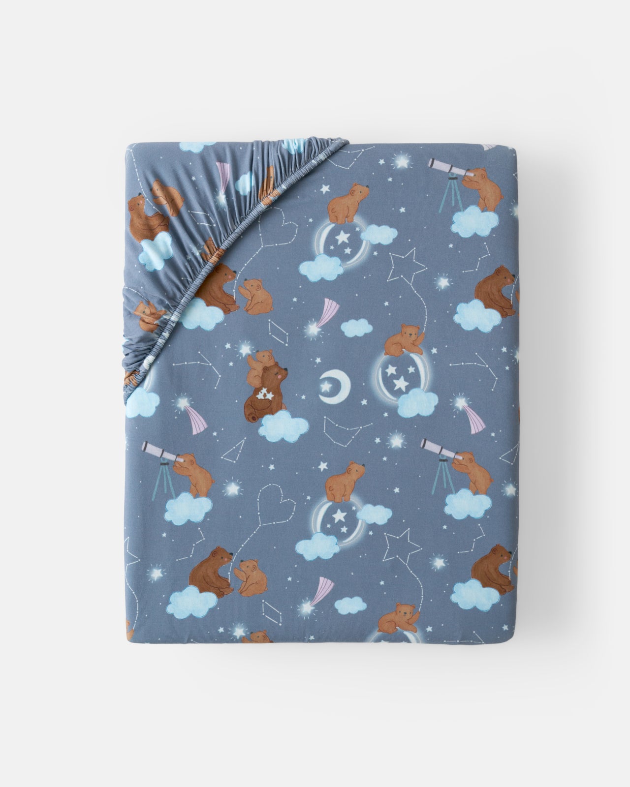 Constellation Cubs Fitted Crib Sheet - Image 4