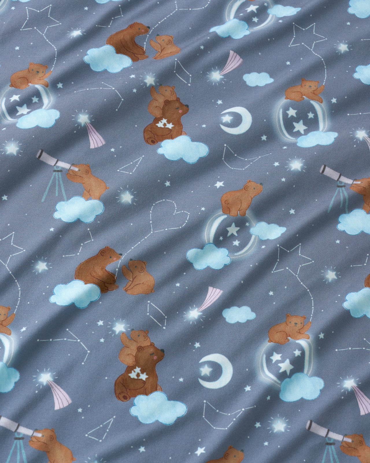 Constellation Cubs Fitted Crib Sheet - Image 6