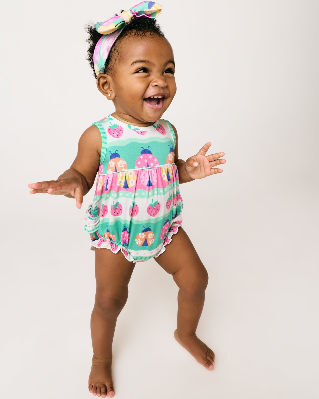 Ladybug Lane Bubble Romper - Image 4