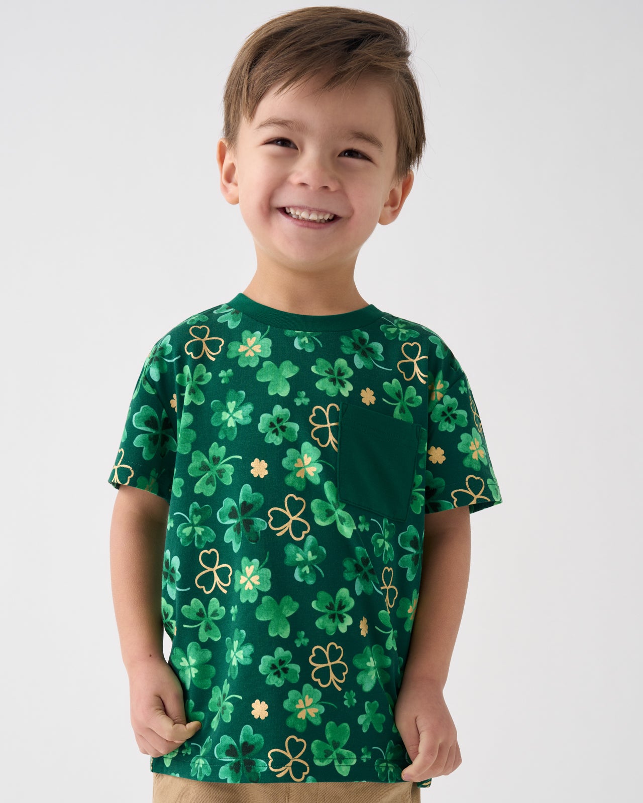 Clover Cuties Relaxed Pocket Tee - Image 3