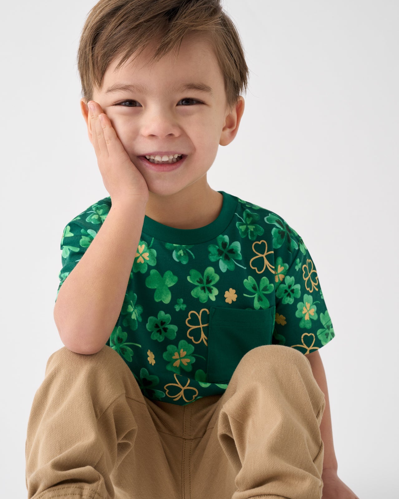 Clover Cuties Relaxed Pocket Tee - Image 2