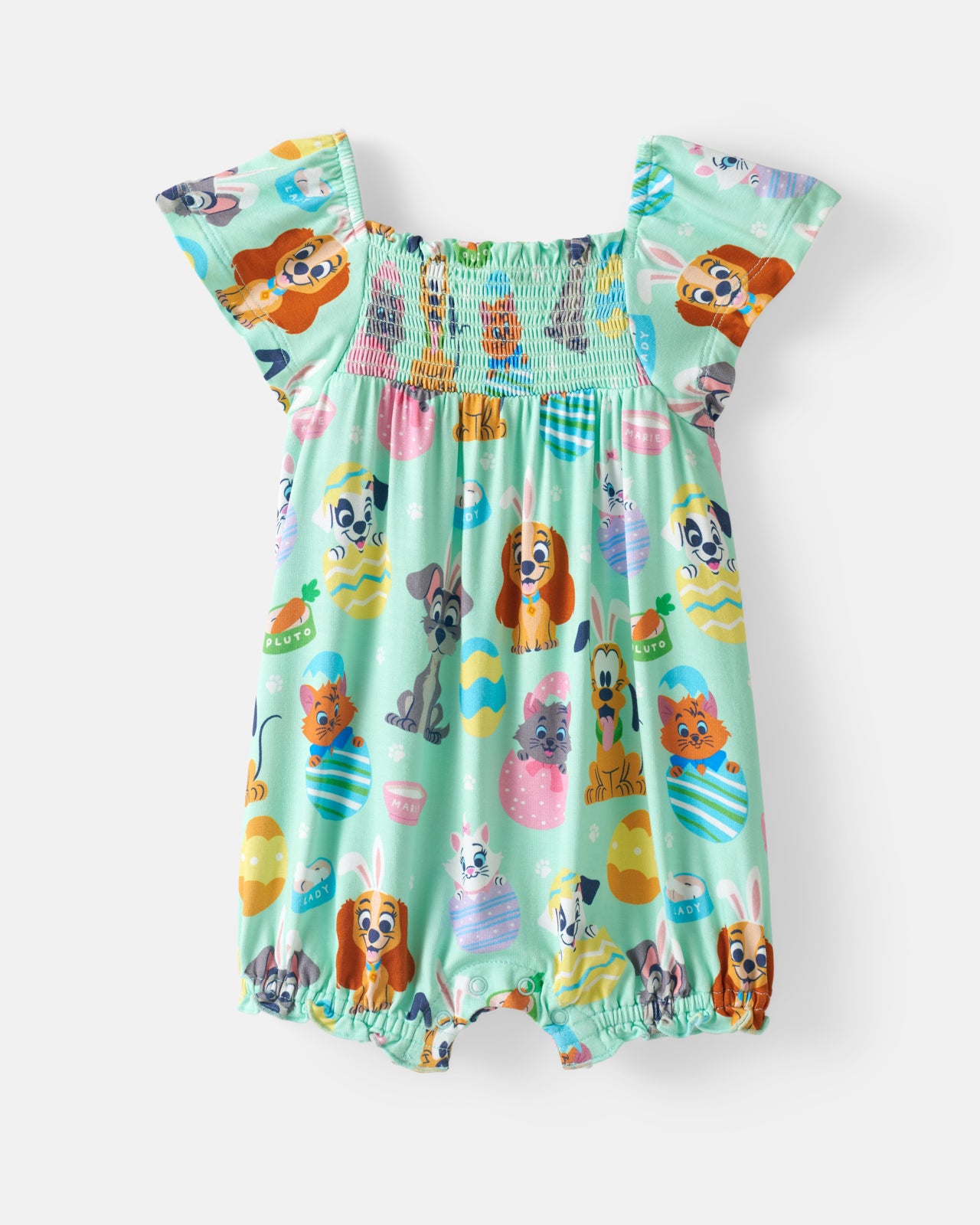 Disney Peekaboo Pets Smocked Flutter Romper - Image 5