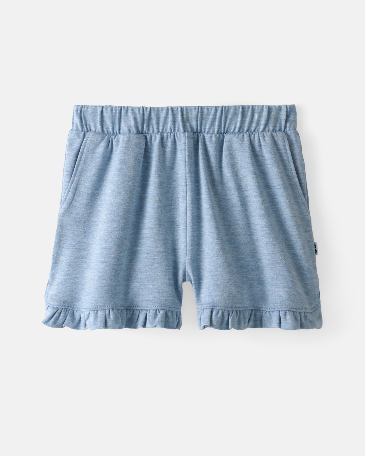 Heather Blue Ruffle Shorts - Image 2