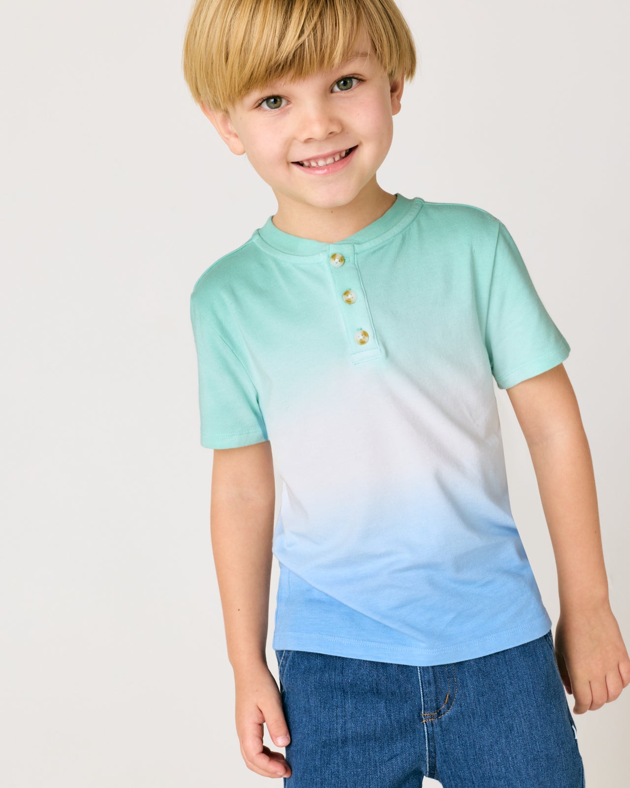 Crystal Cove Henley Tee