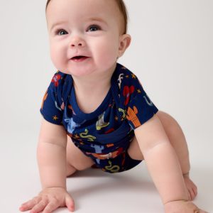 Blue Rancher Roundup Pocket Bodysuit