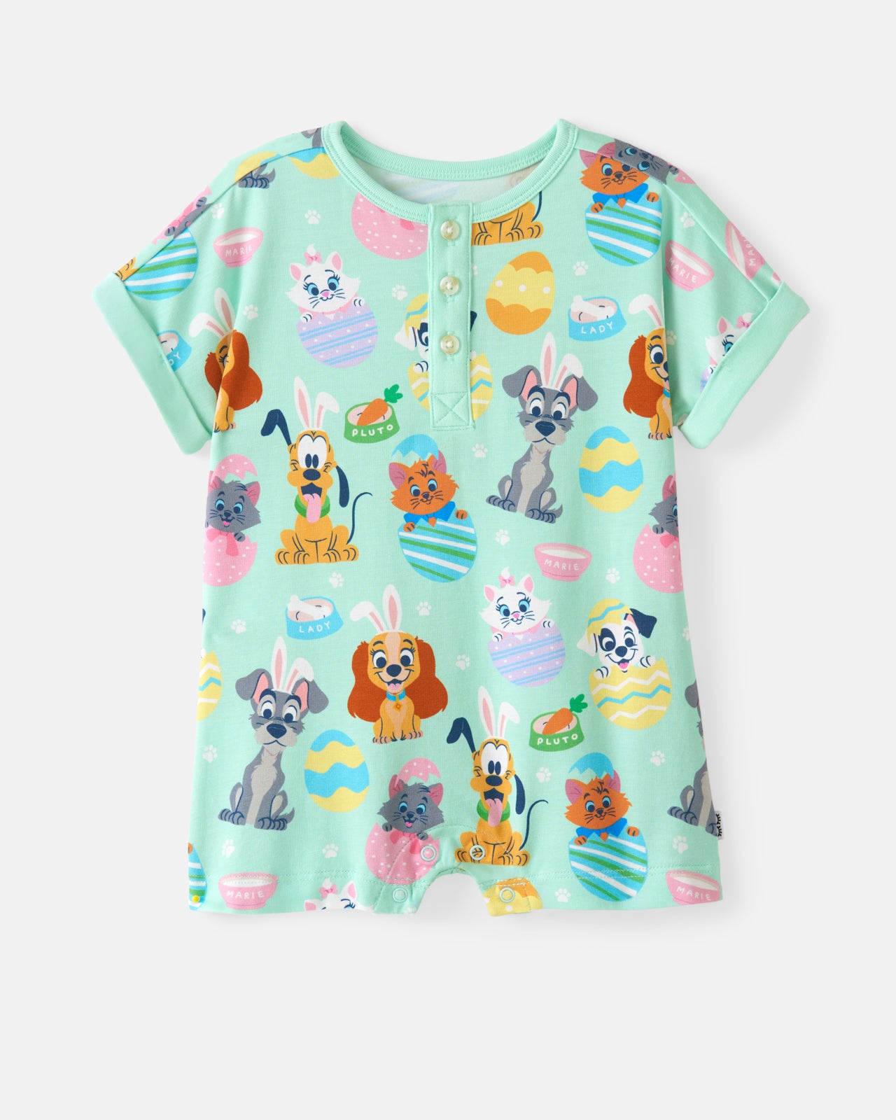Disney Peekaboo Pets Dolman Henley Romper - Image 4