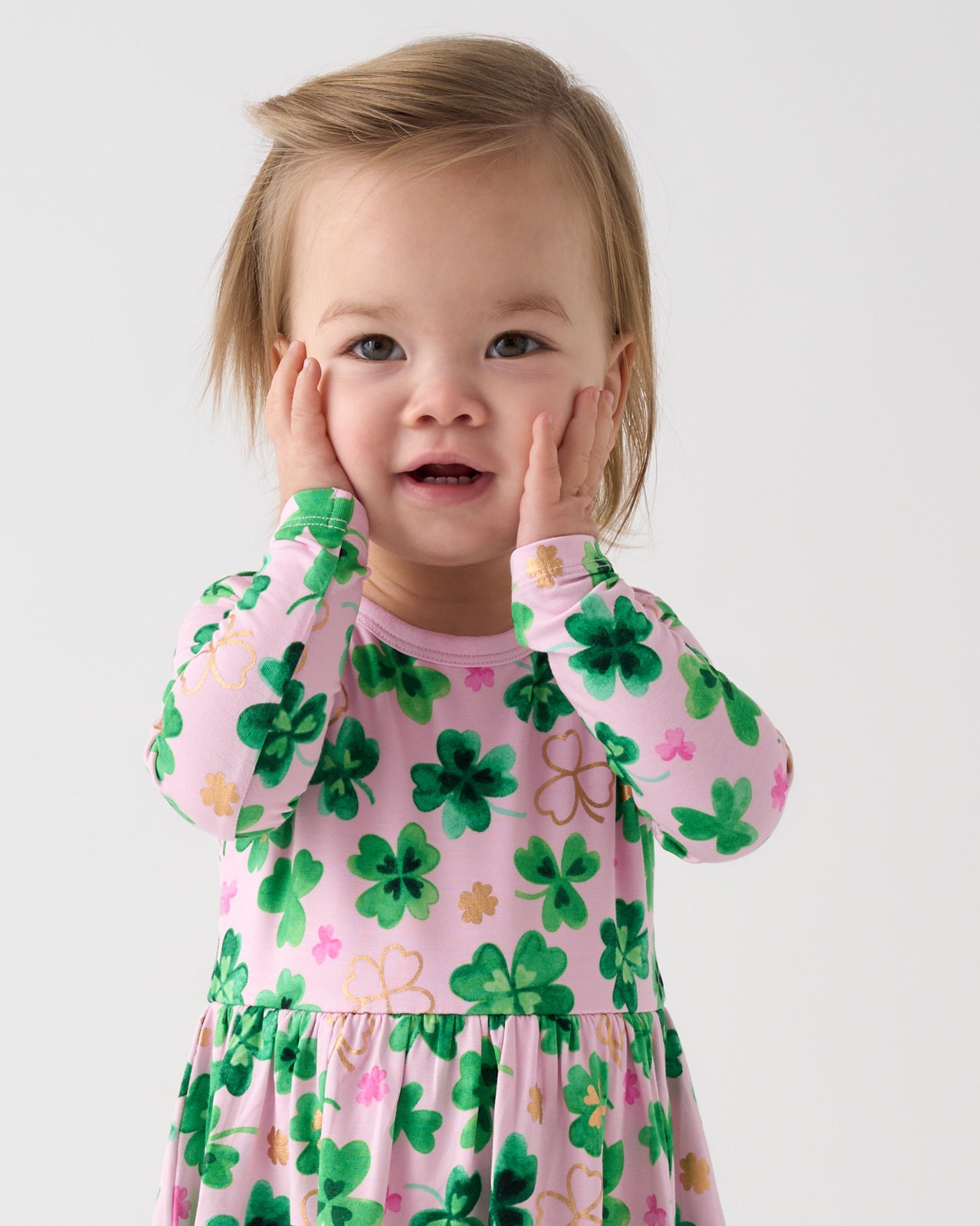 Clover Cuties Twirl Dress with Bodysuit - Image 2