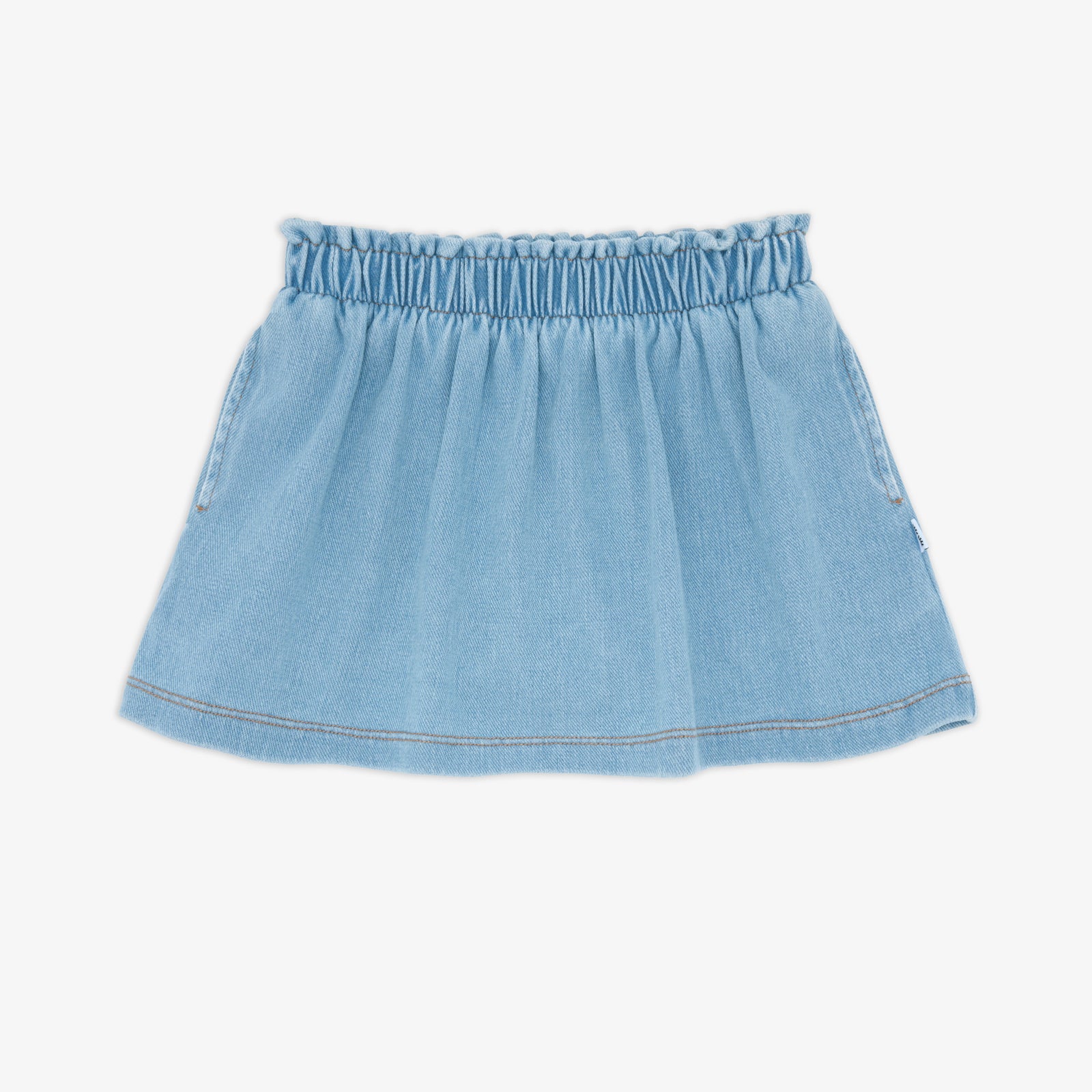 Light Blue Denim Skort - Image 2
