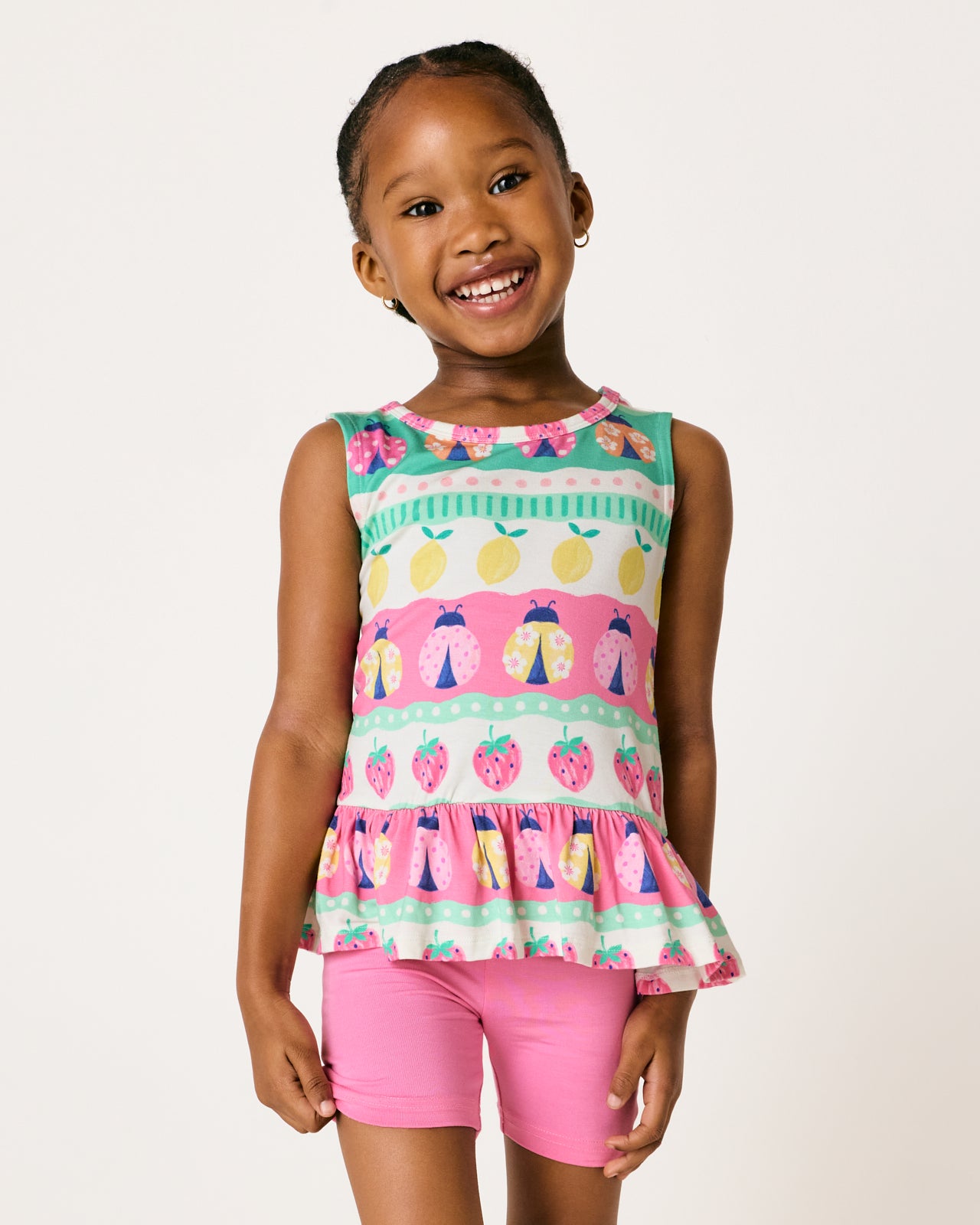 Ladybug Lane Peplum Tank