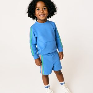 Major Blue Pocket Crewneck