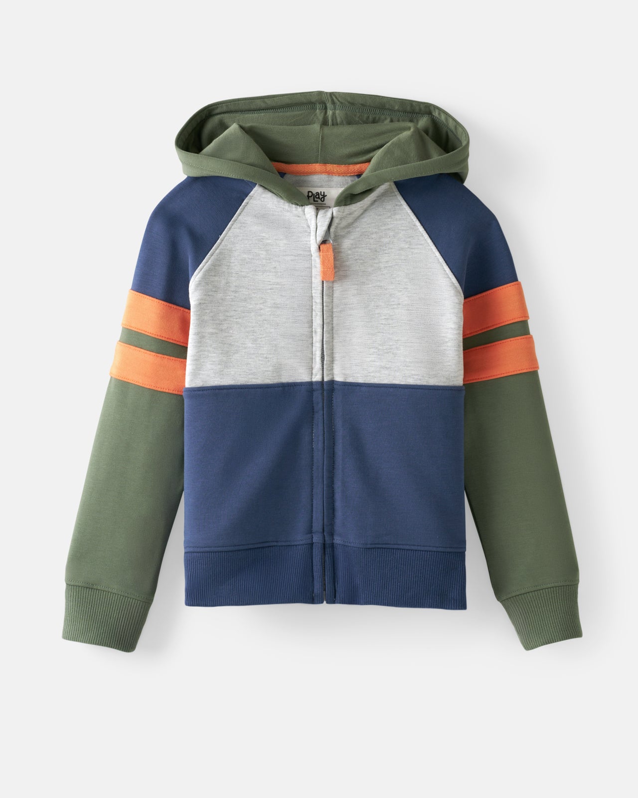 Moss Colorblock Zip Hoodie - Image 7