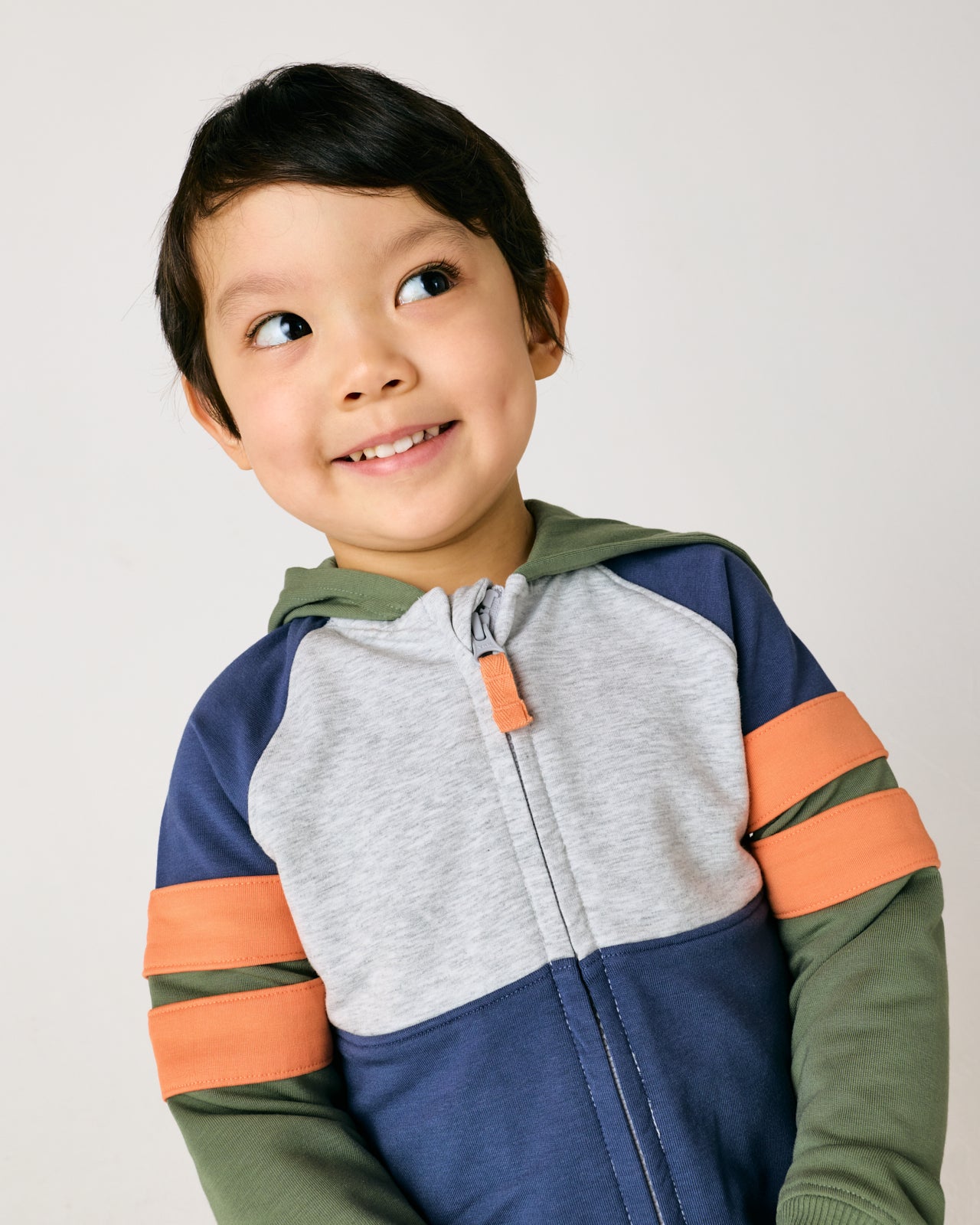 Moss Colorblock Zip Hoodie - Image 3