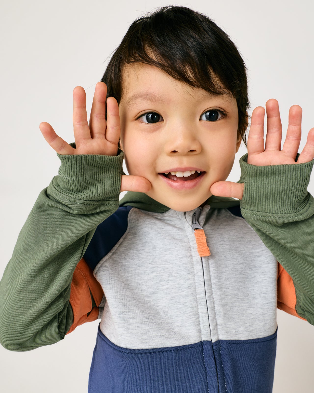 Moss Colorblock Zip Hoodie - Image 5