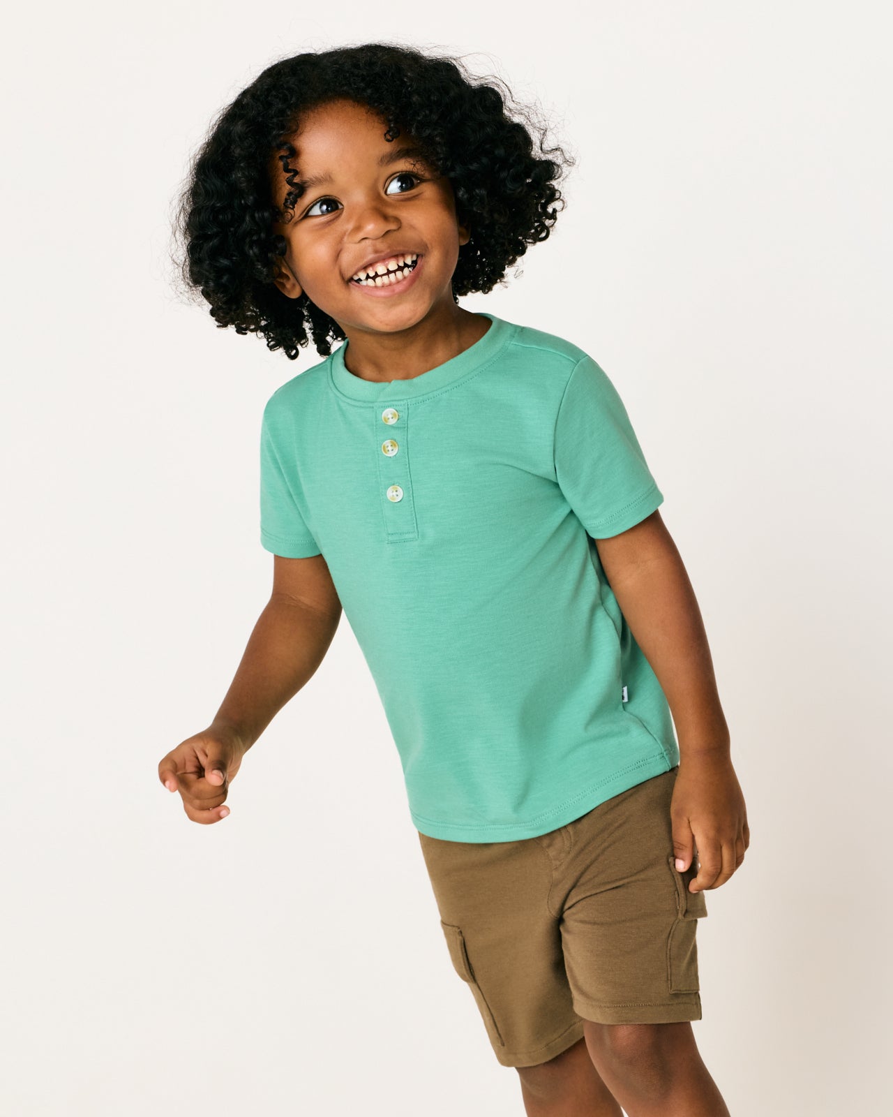 Cool Jade Henley Tee - Image 3