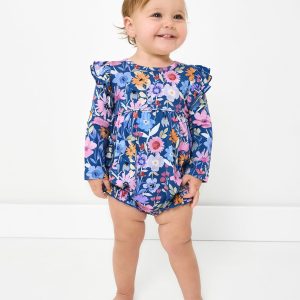 Dusk Blooms Bubble Romper