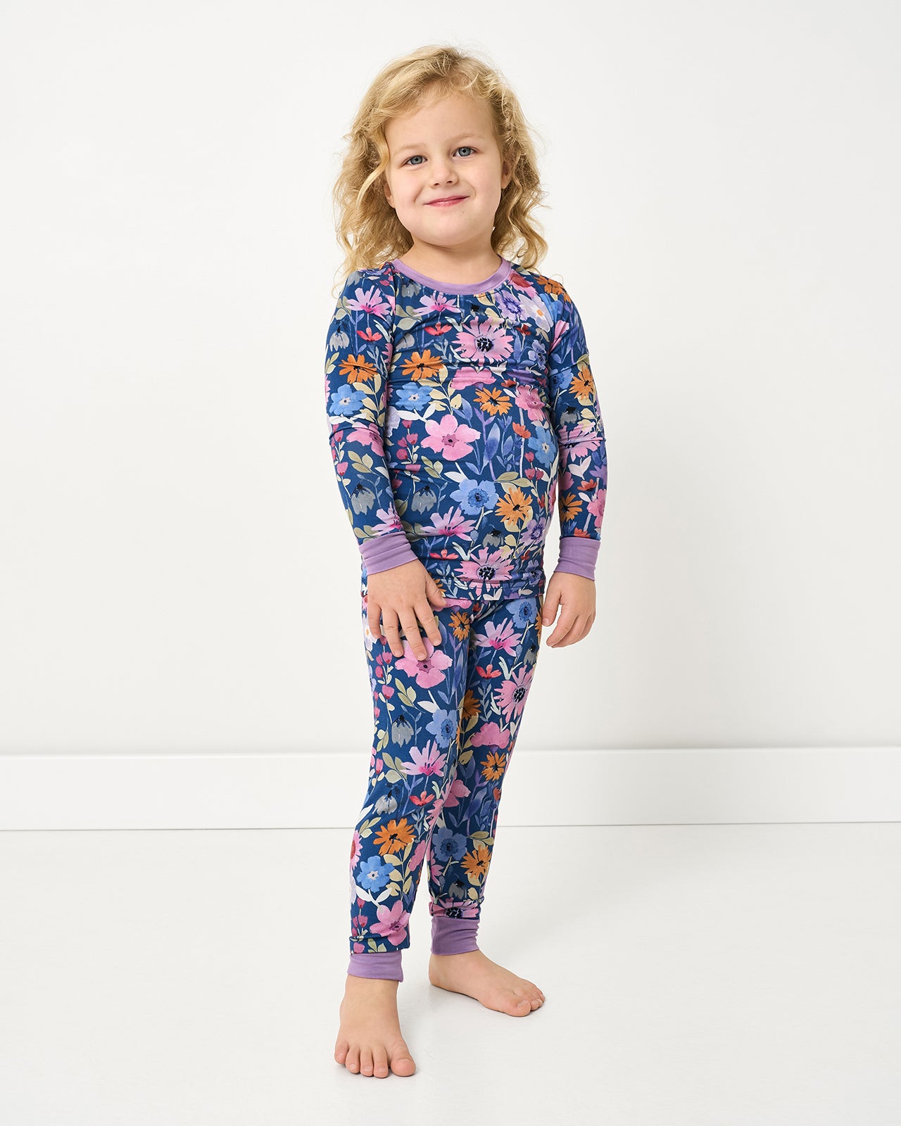 Dusk Blooms Two-Piece Pajama Set - Image 3