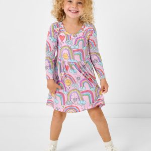 Disco Rainbows Skater Dress