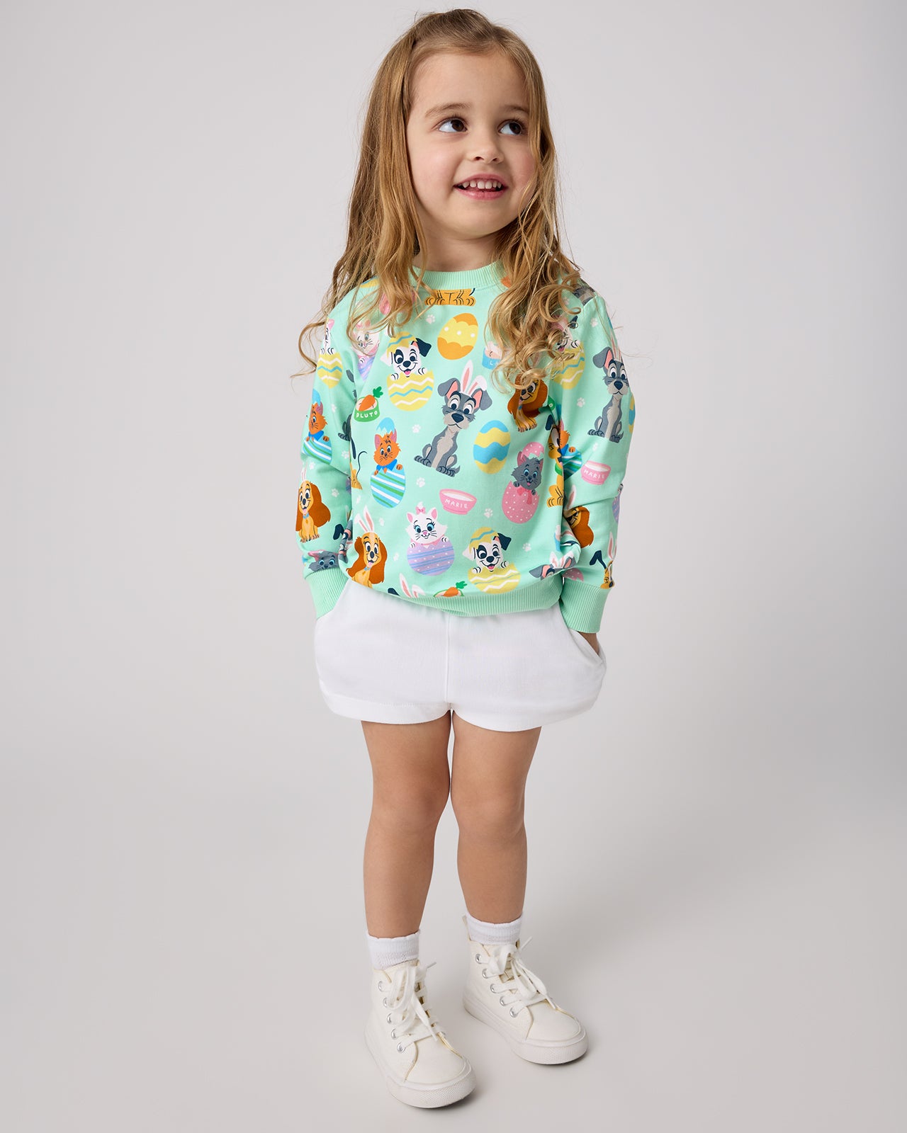 Disney Peekaboo Pets Crewneck Sweatshirt - Image 4