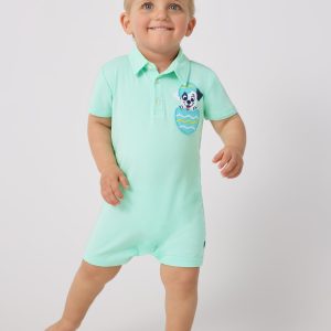 Disney Peekaboo Pets Polo Shorty Romper
