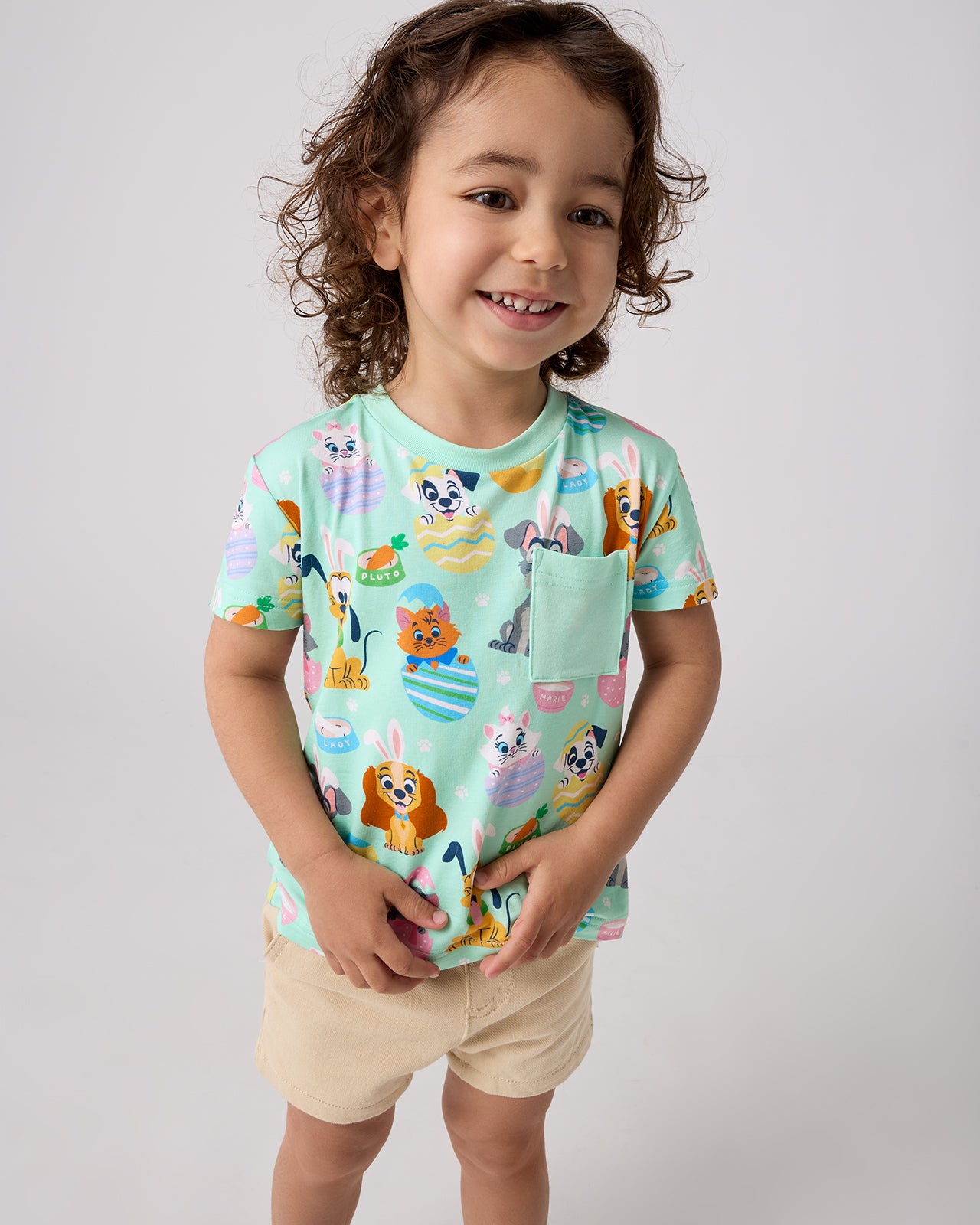 Disney Peekaboo Pets Relaxed Pocket Tee
