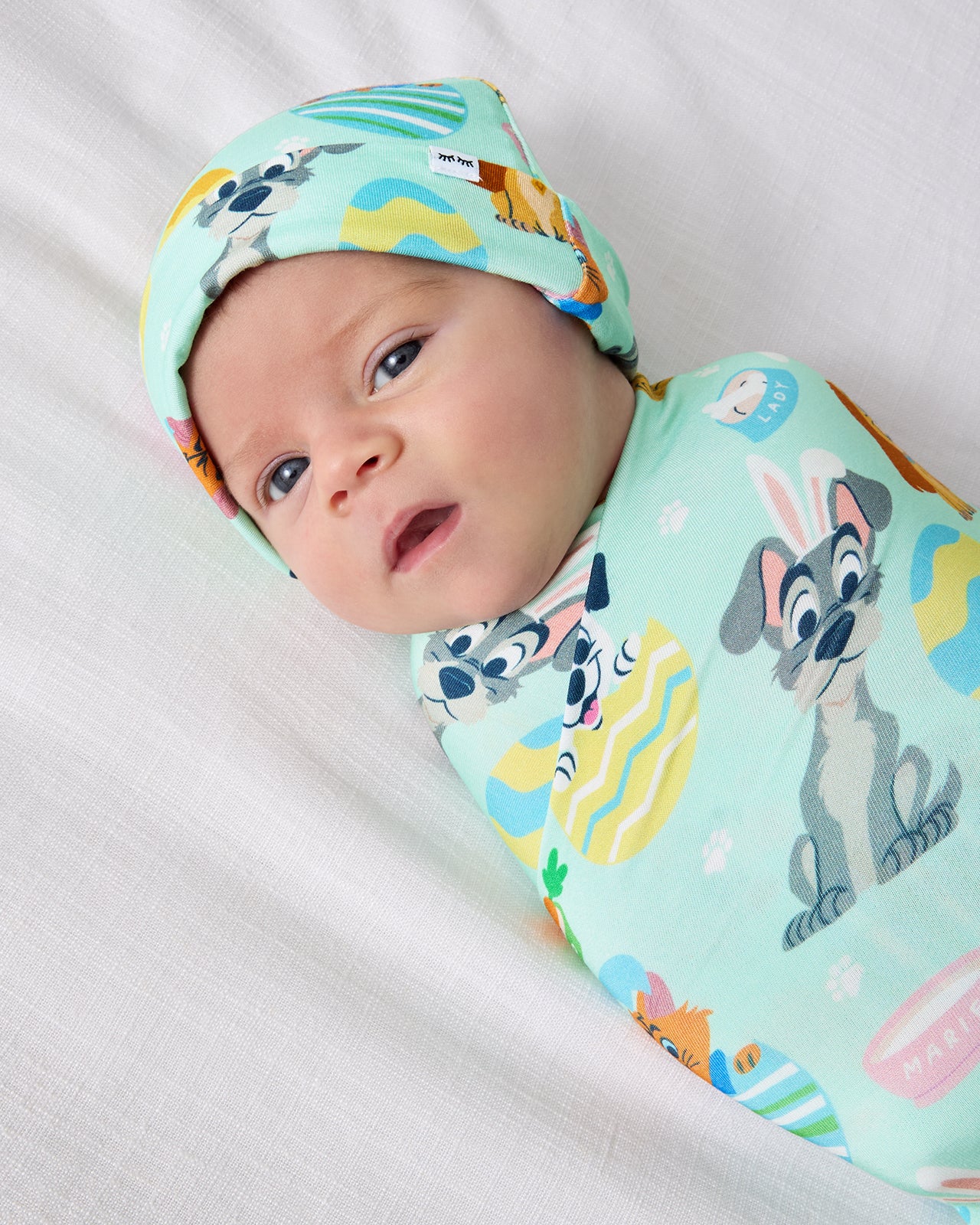 Disney Peekaboo Pets Swaddle & Hat Set