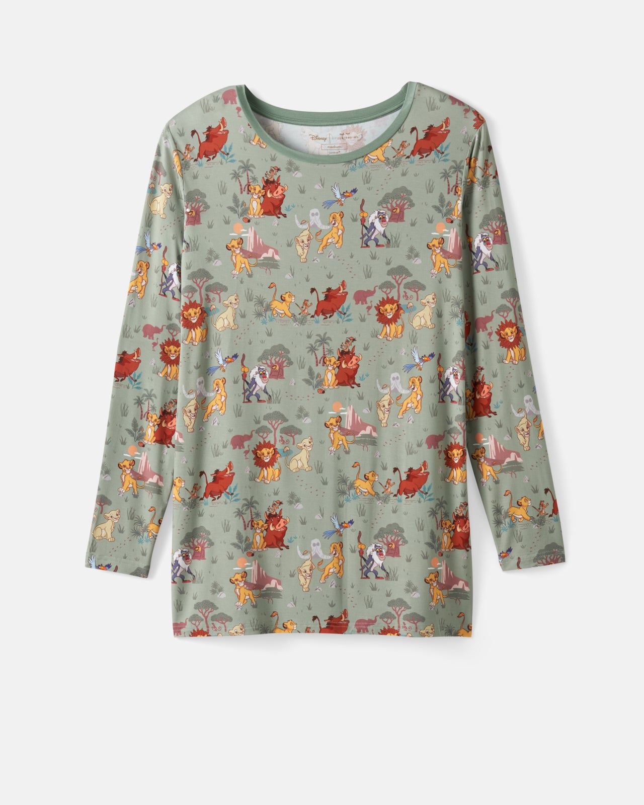 Disney Simba's Safari Men's Long Sleeve Pajama Top - Image 3