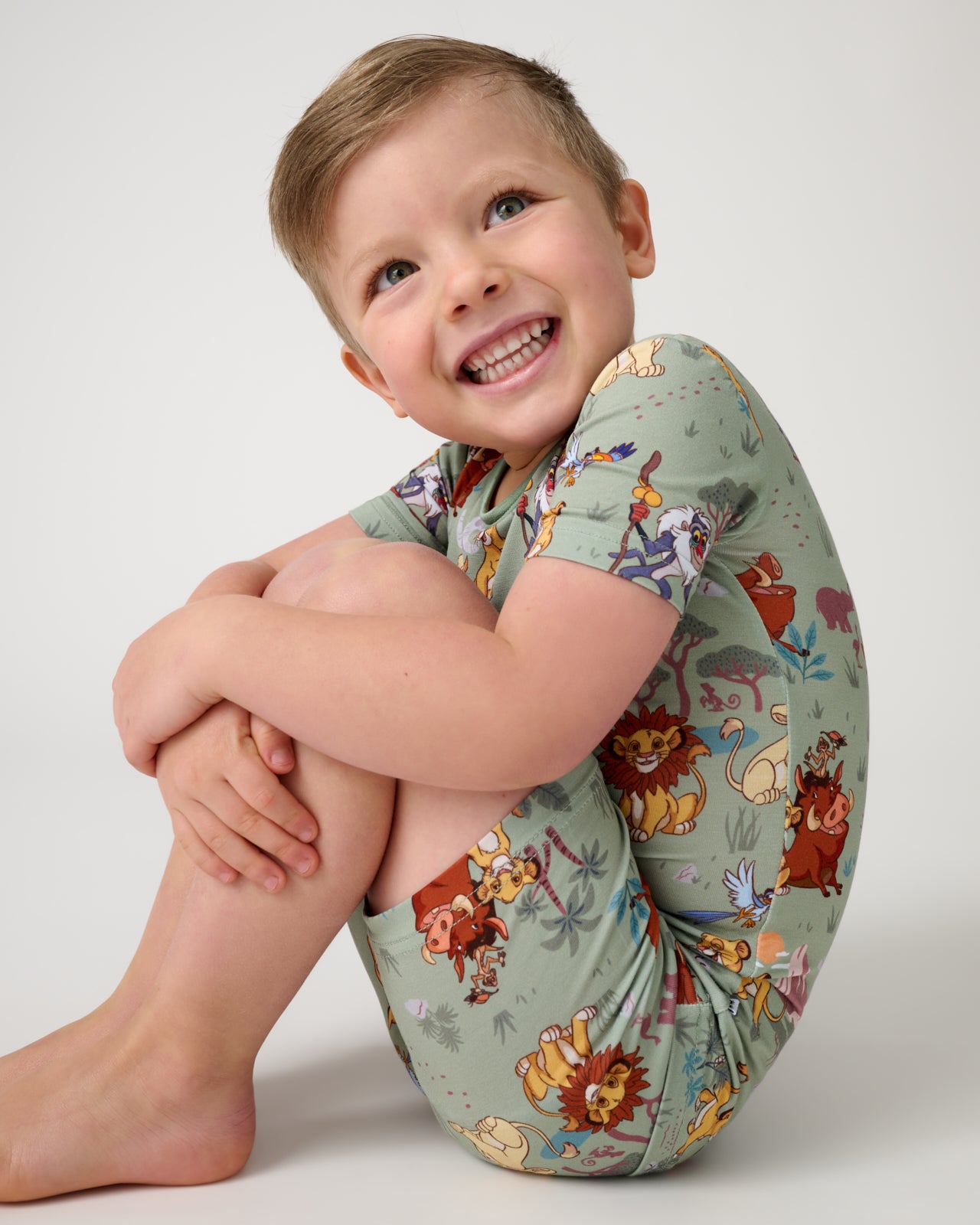 Disney Simba's Safari Two-Piece Short Sleeve & Shorts Pajama Set - Image 3