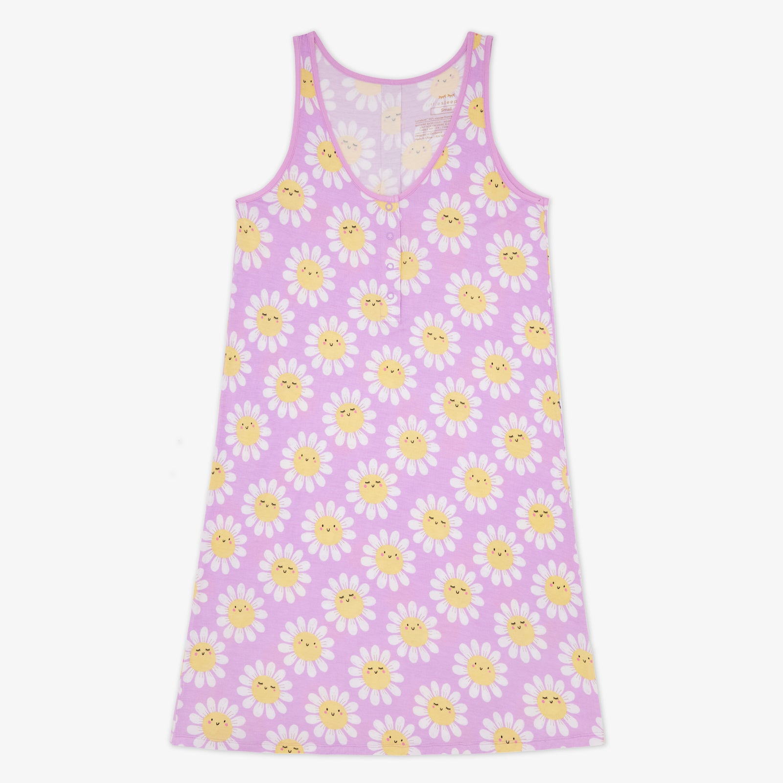 Flower Power Women's Sleeveless Nightgown - Image 3