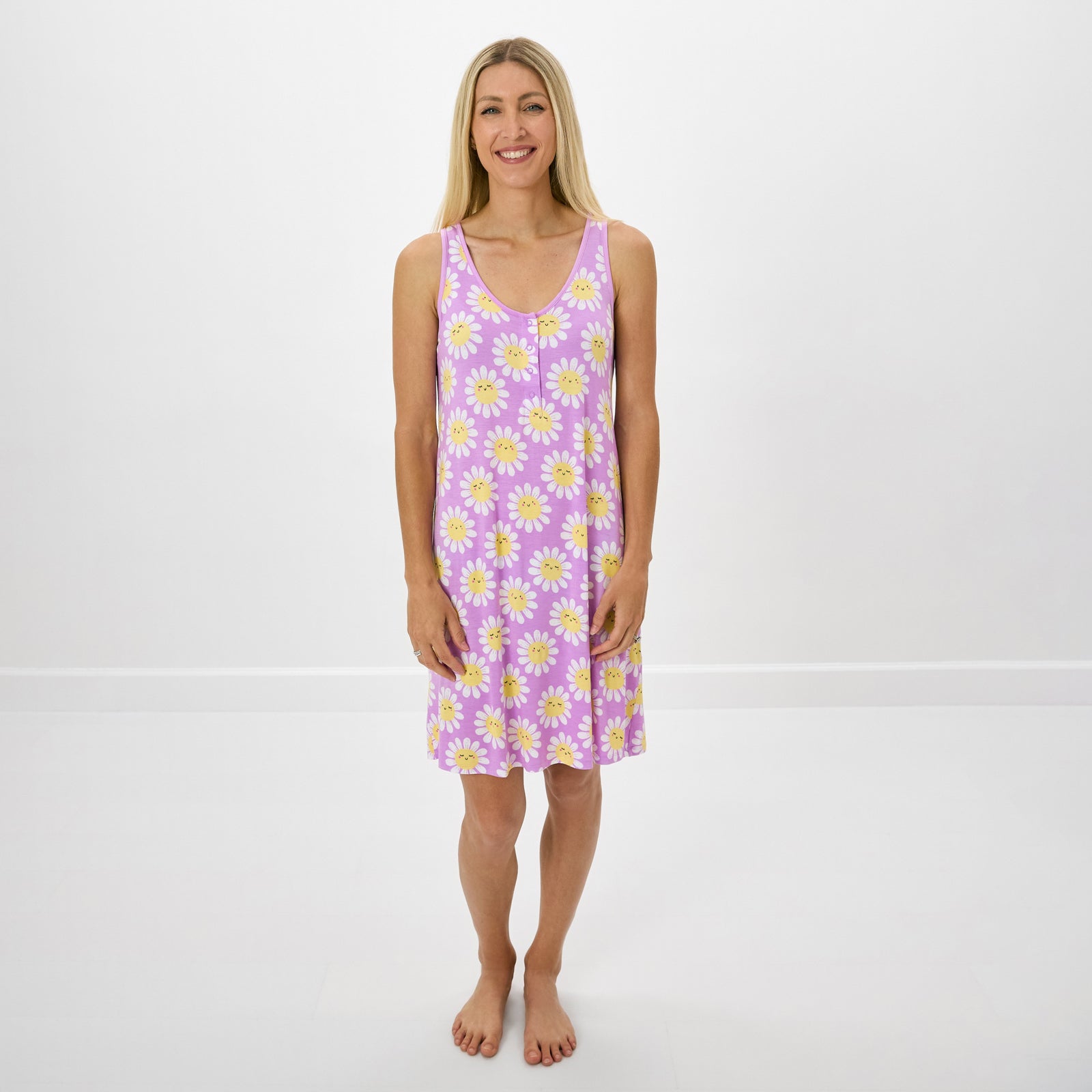 Flower Power Women's Sleeveless Nightgown