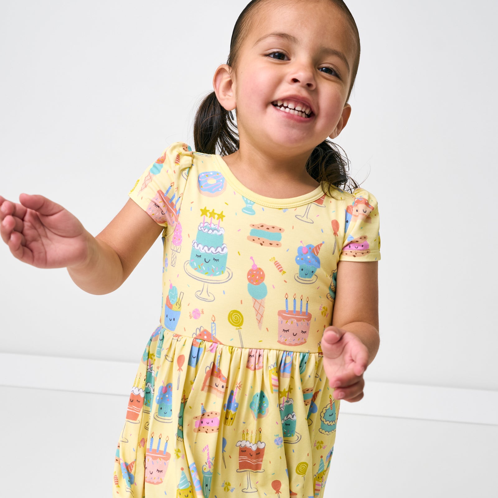 Frosted Fun Skater Dress with Bodysuit - Image 6