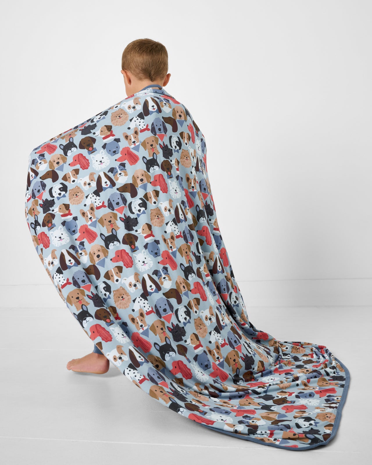 Gray Puppy Parade Large Cloud Blanket? - Image 3