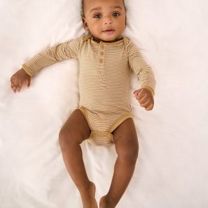 Hazelwood Stripe Henley Bodysuit