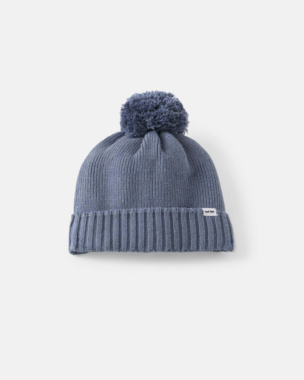 Hazy Blue Sweater Beanie Hat - Image 5