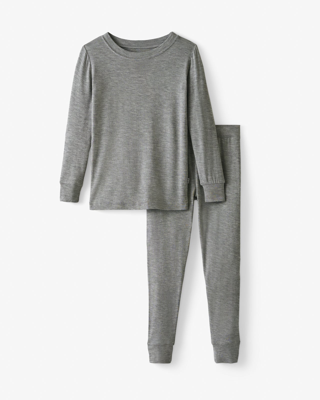 Heather Gray Two-Piece Pajama Set - Image 3