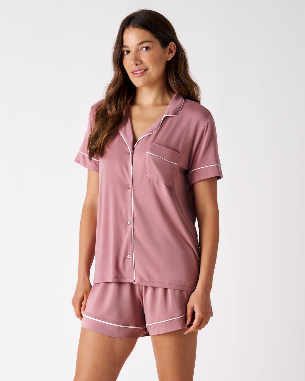 Rosewood Women's Short Sleeve & Shorts Pajama Set