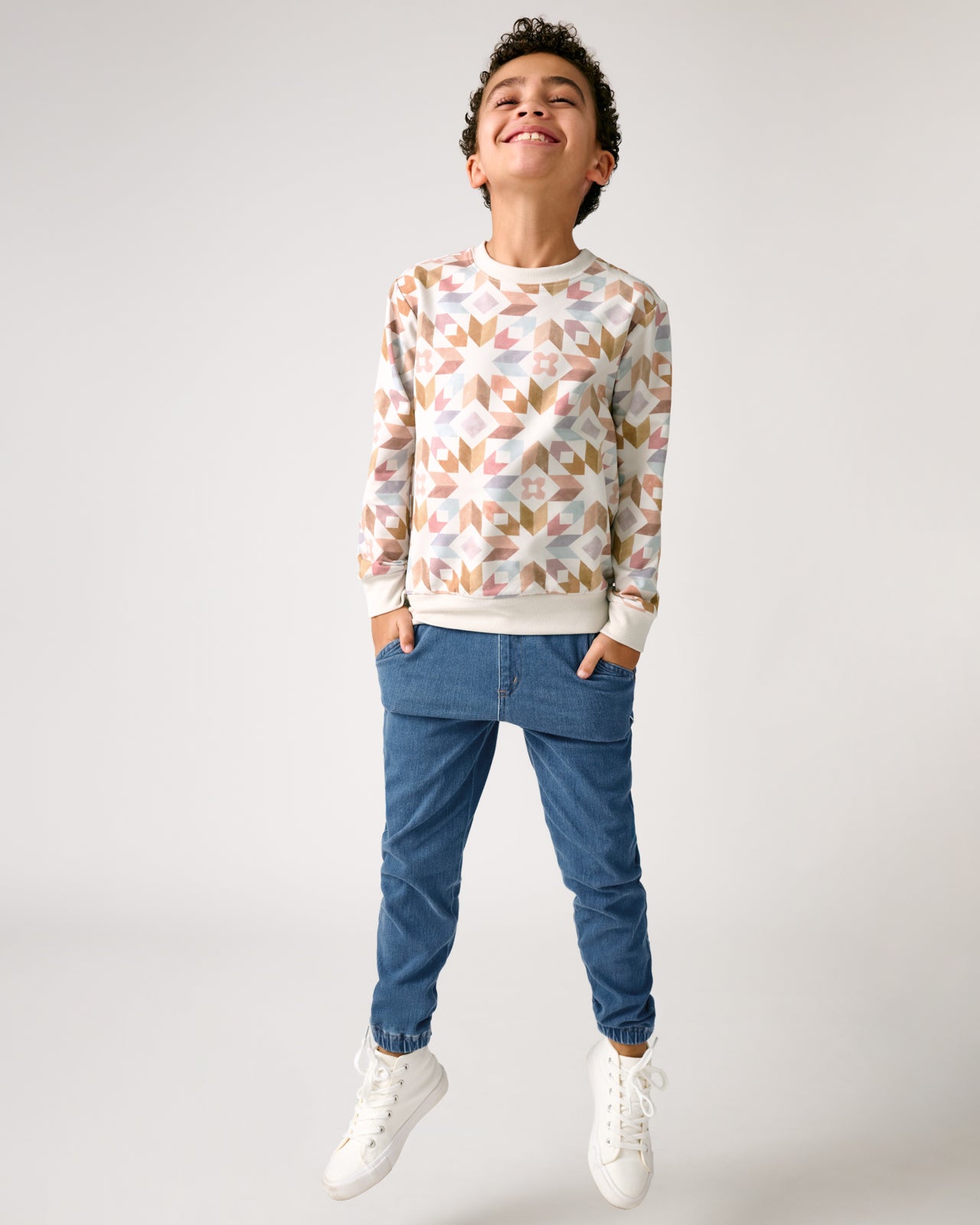 Kaleidoscope Dreams Crewneck Sweatshirt - Image 2