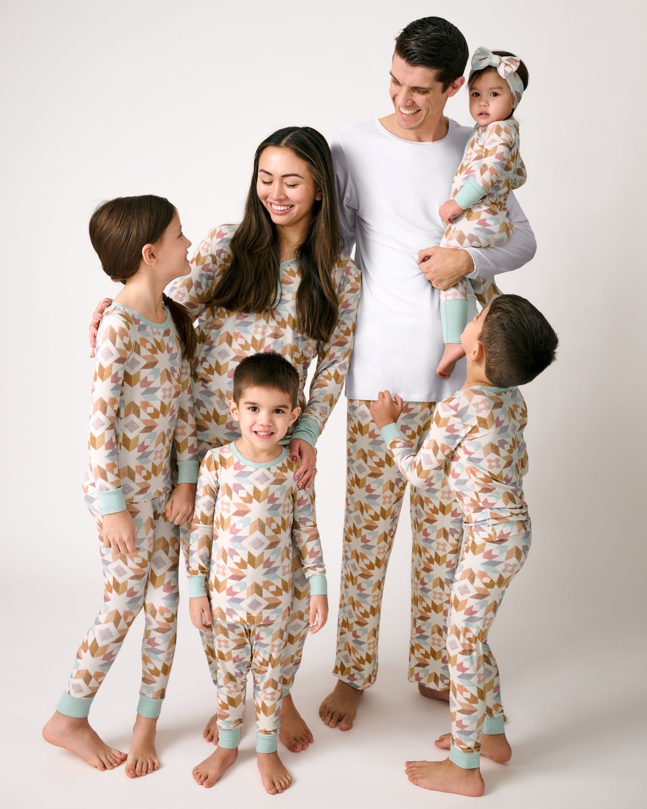 Kaleidoscope Dreams Ribbed Men's Pajama Pants - Image 3