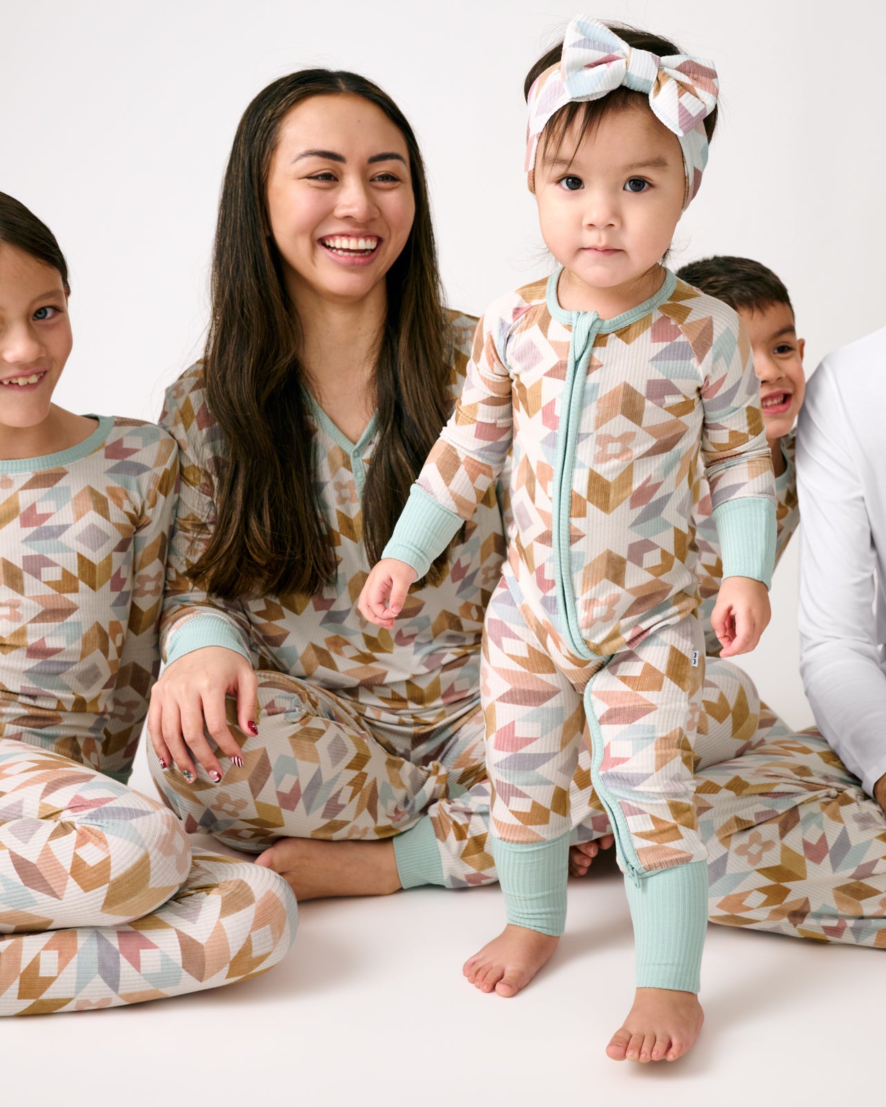 Kaleidoscope Dreams Ribbed Women's Pajama Pants - Image 3