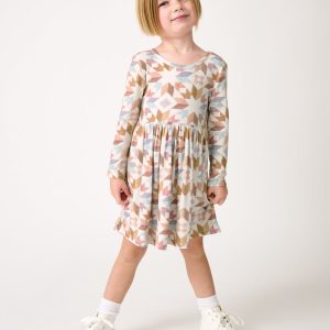 Kaleidoscope Dreams Ribbed Skater Dress