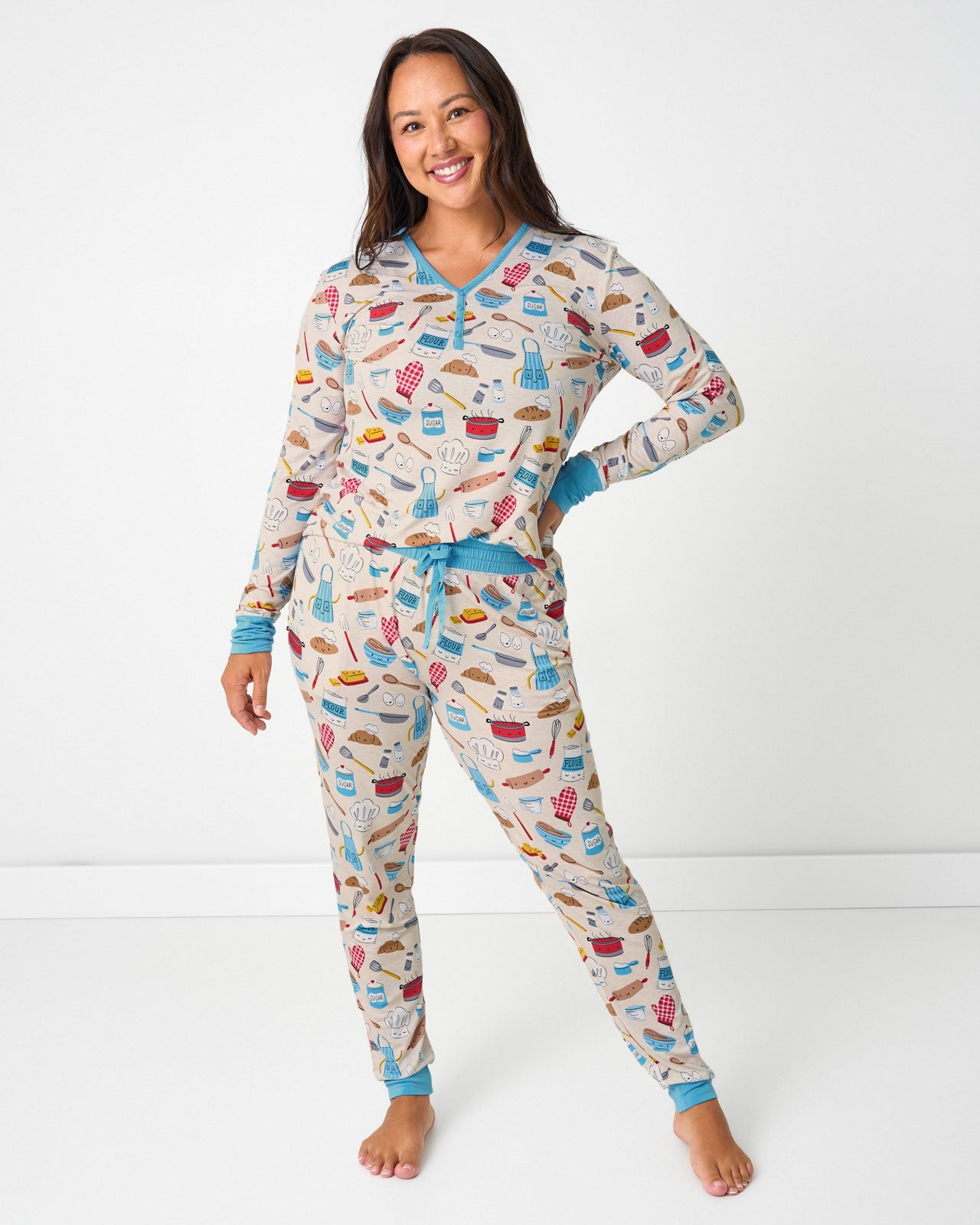 Little Chef Women's Long Sleeve Pajama Top - Image 3