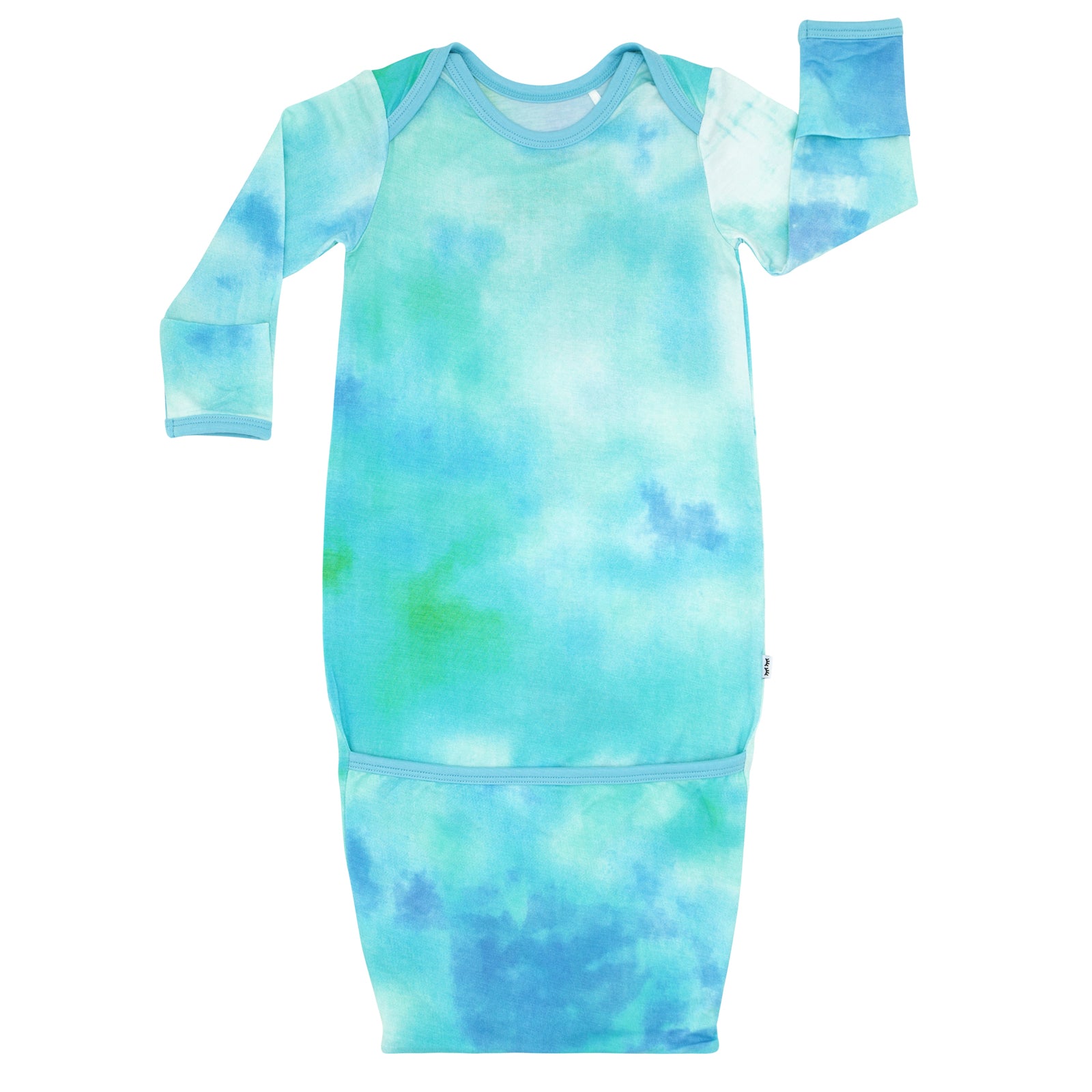 Tidepool Watercolor Infant Gown - Image 6