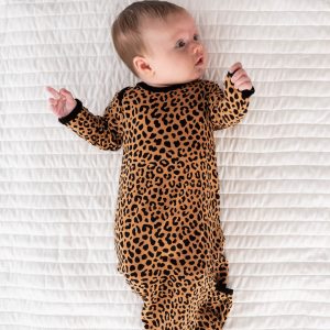 Classic Leopard Infant Gown