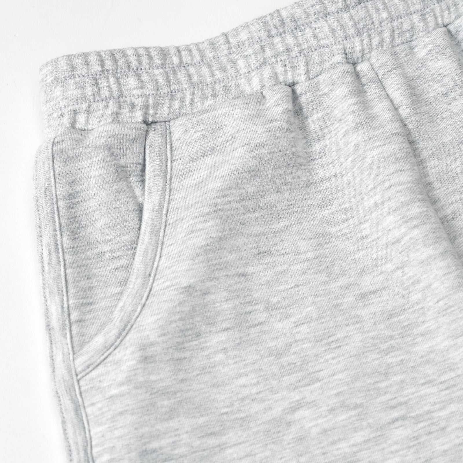 Light Heather Gray Dolphin Shorts - Image 4