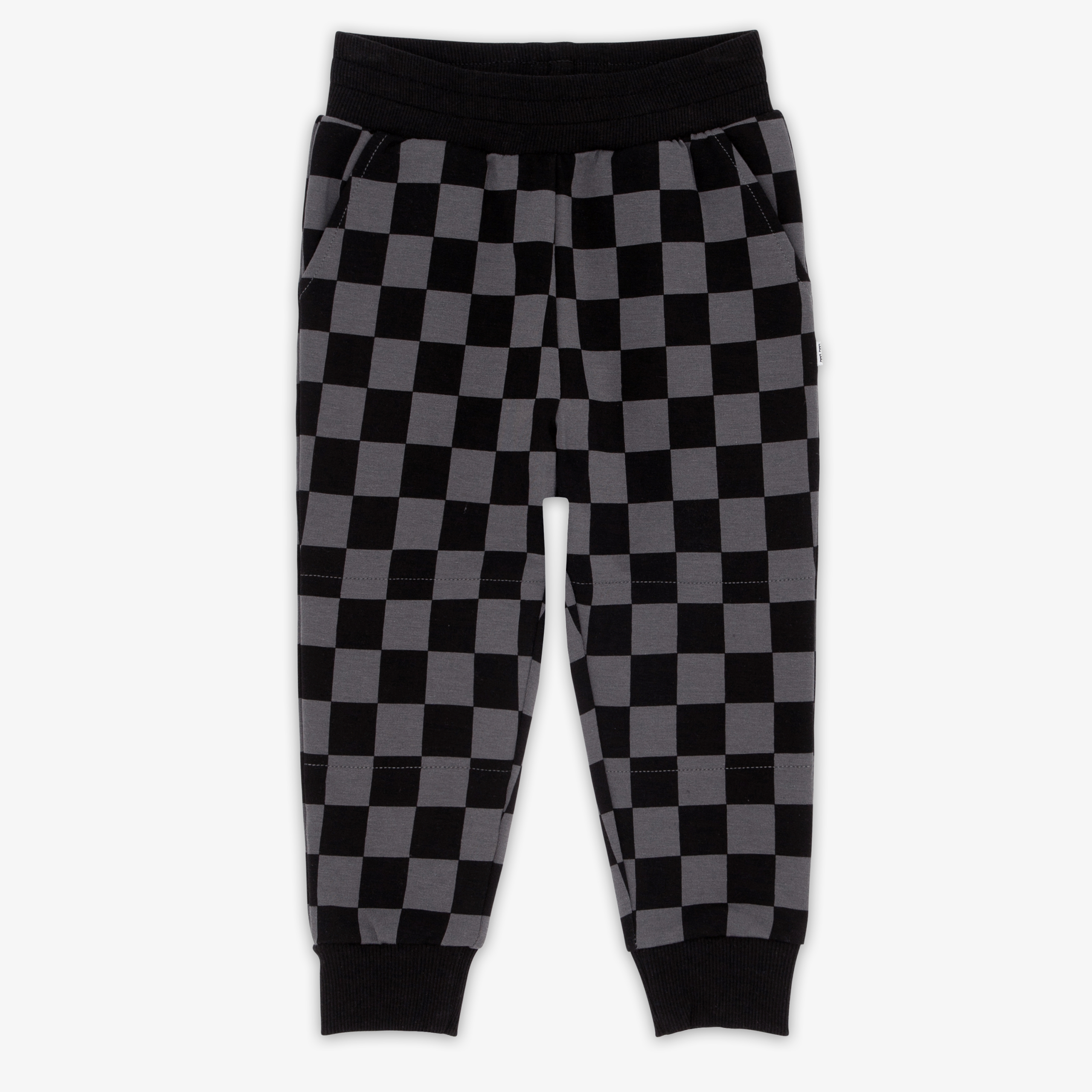 Monochrome Checks Jogger - Image 3