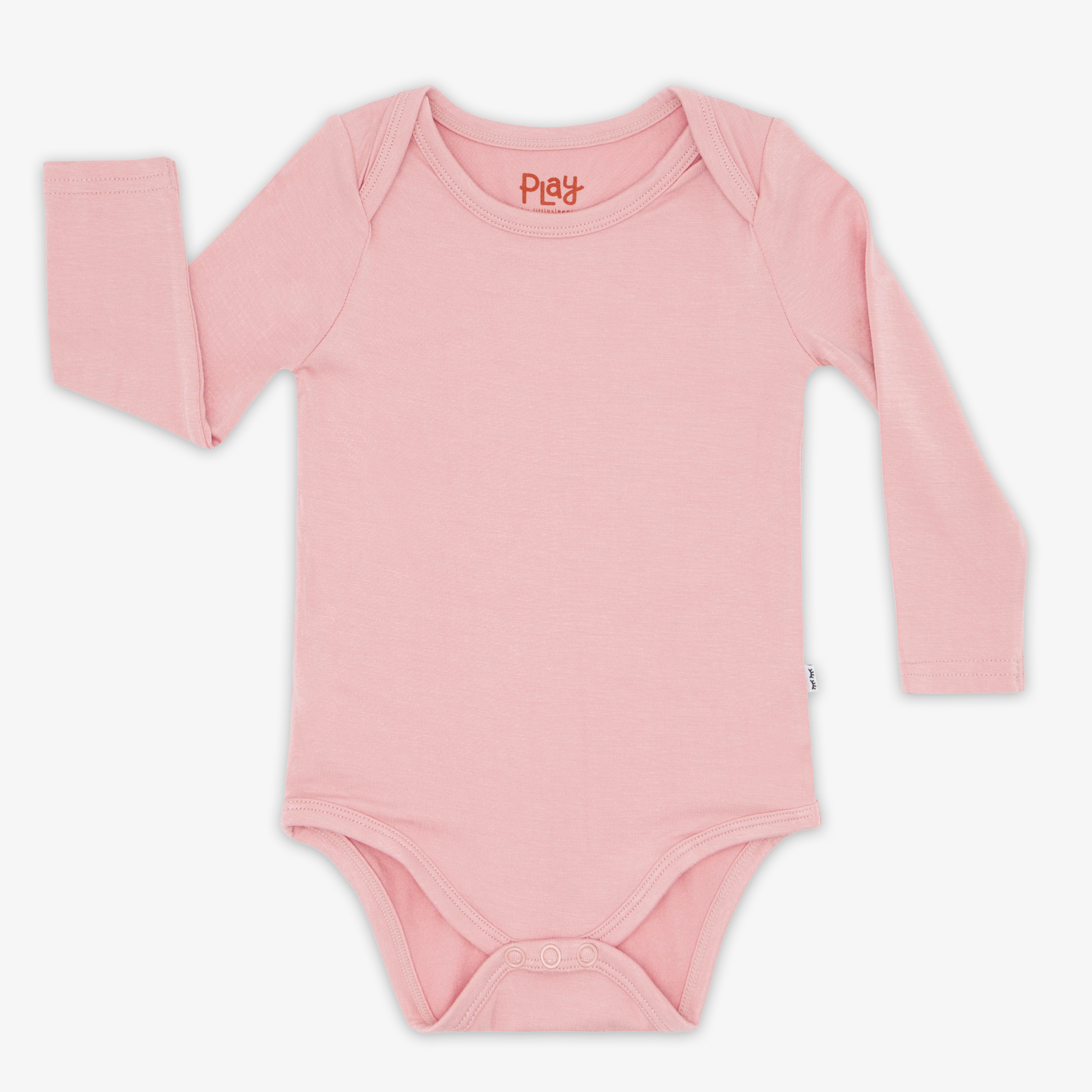 Mauve Blush Long Sleeve Bodysuit - Image 3