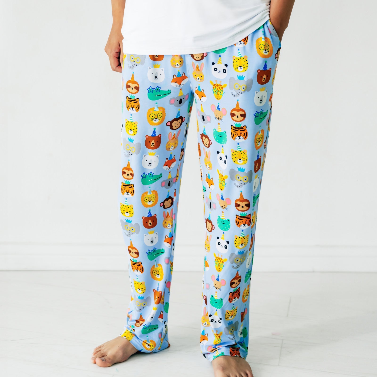 Blue Party Pals Men's Pajama Pants
